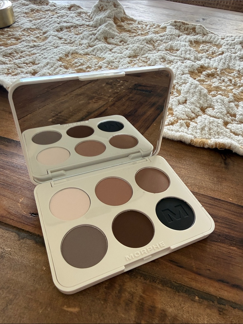 Morphe Matte Mini Eyeshadow Palette - Cream, Taupe, Warm Brown & Black